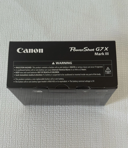 Canon PowerShot G7 X Mark III - 20.1MP Digital Camera