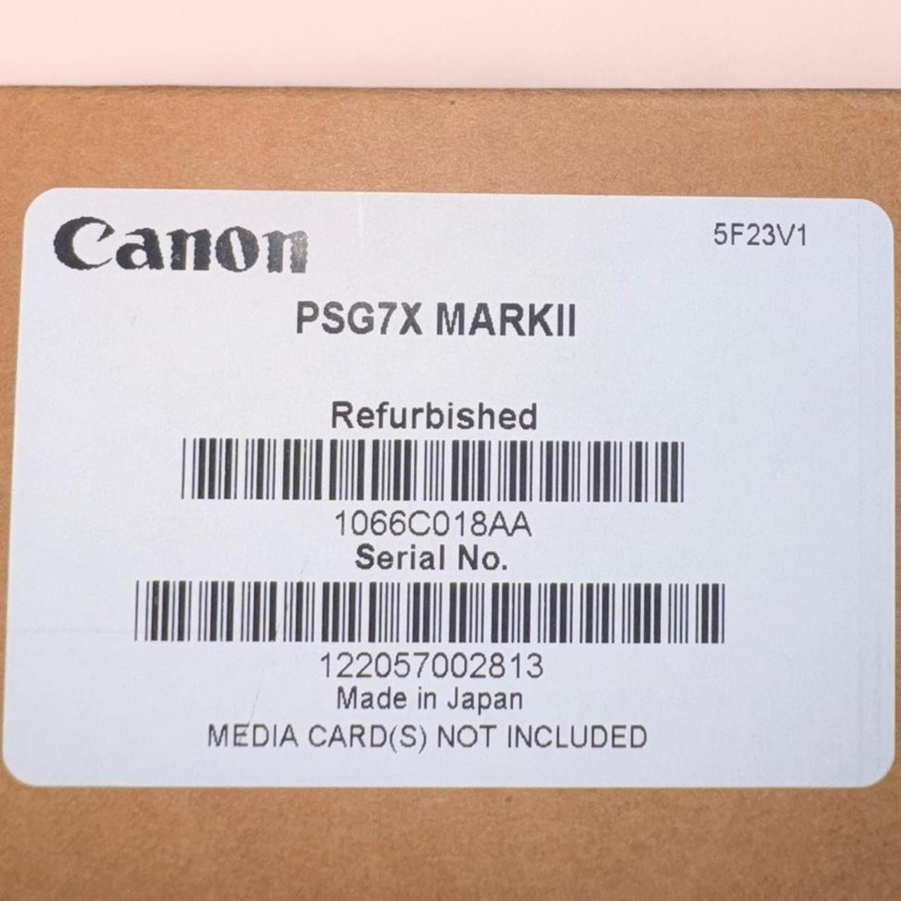 Canon G7X Mark II black digital camera