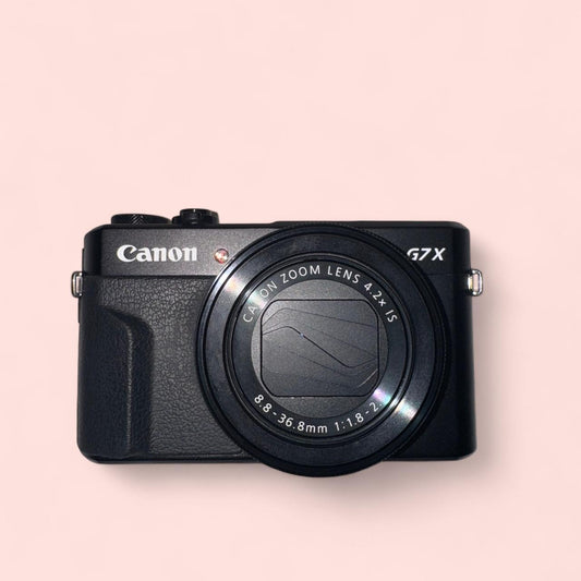 Canon G7X Mark II black digital camera