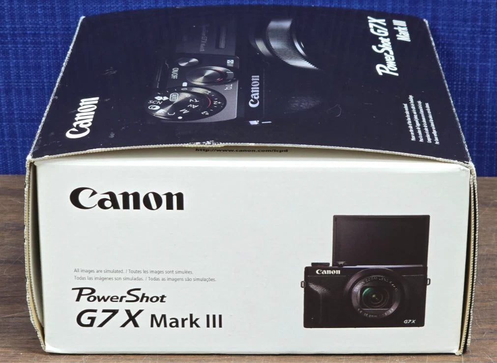 Canon PowerShot G7 X Mark III - 20.1MP Point & Shoot Digital Camera - Black