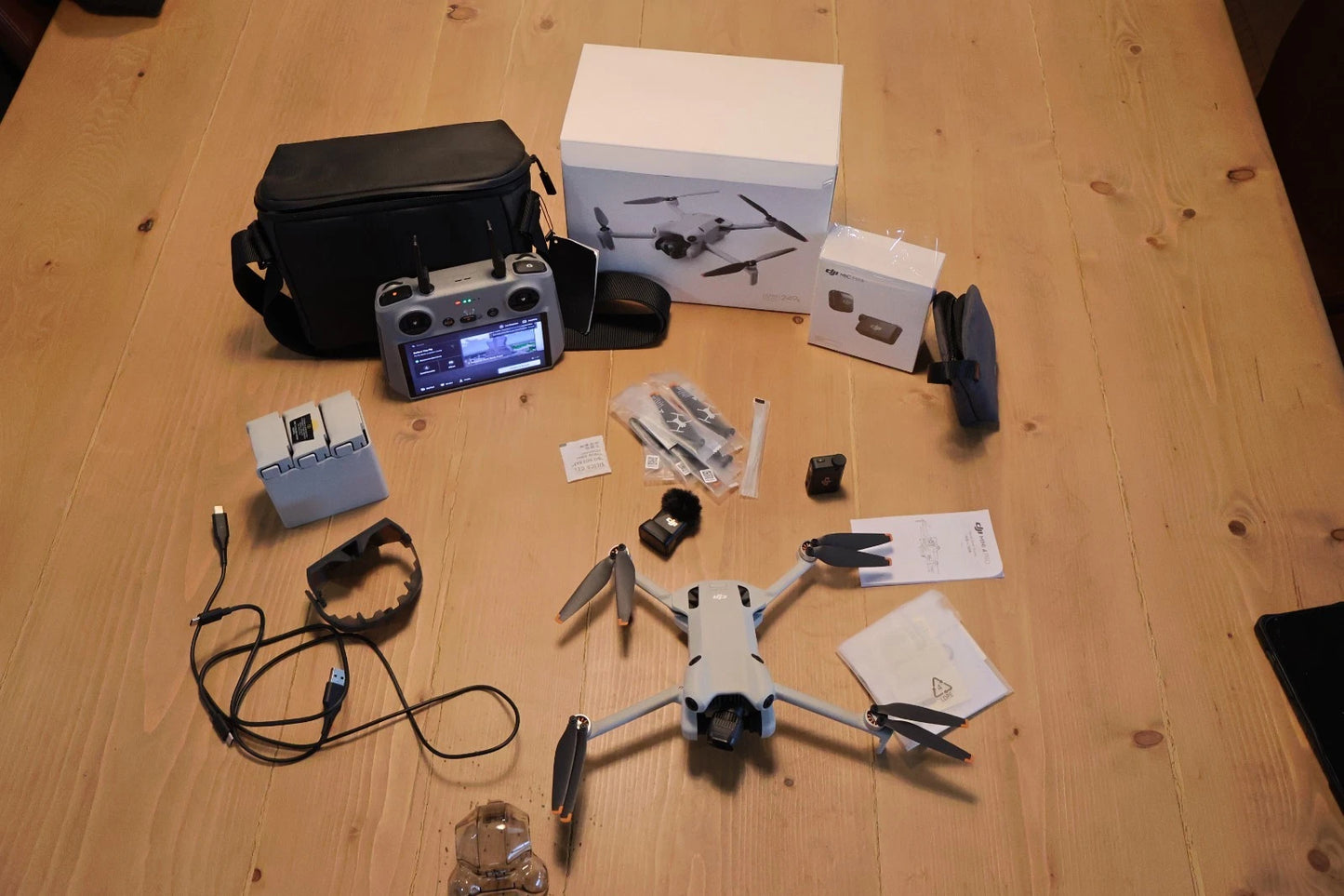 DJI Mini 4 Pro Fly More Combo Camera Drone (with RC 2 Remote)