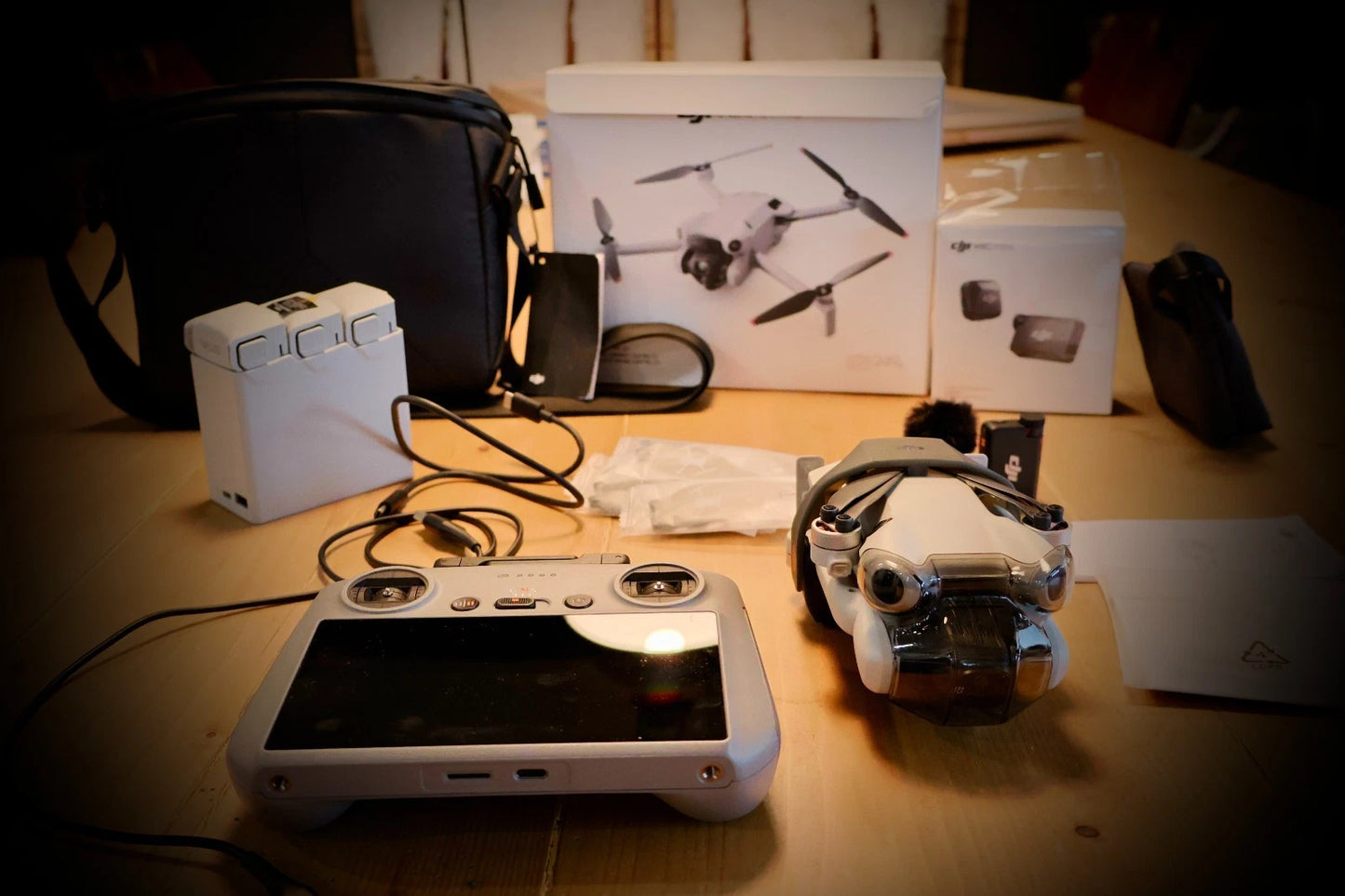 DJI Mini 4 Pro Fly More Combo Camera Drone (with RC 2 Remote)